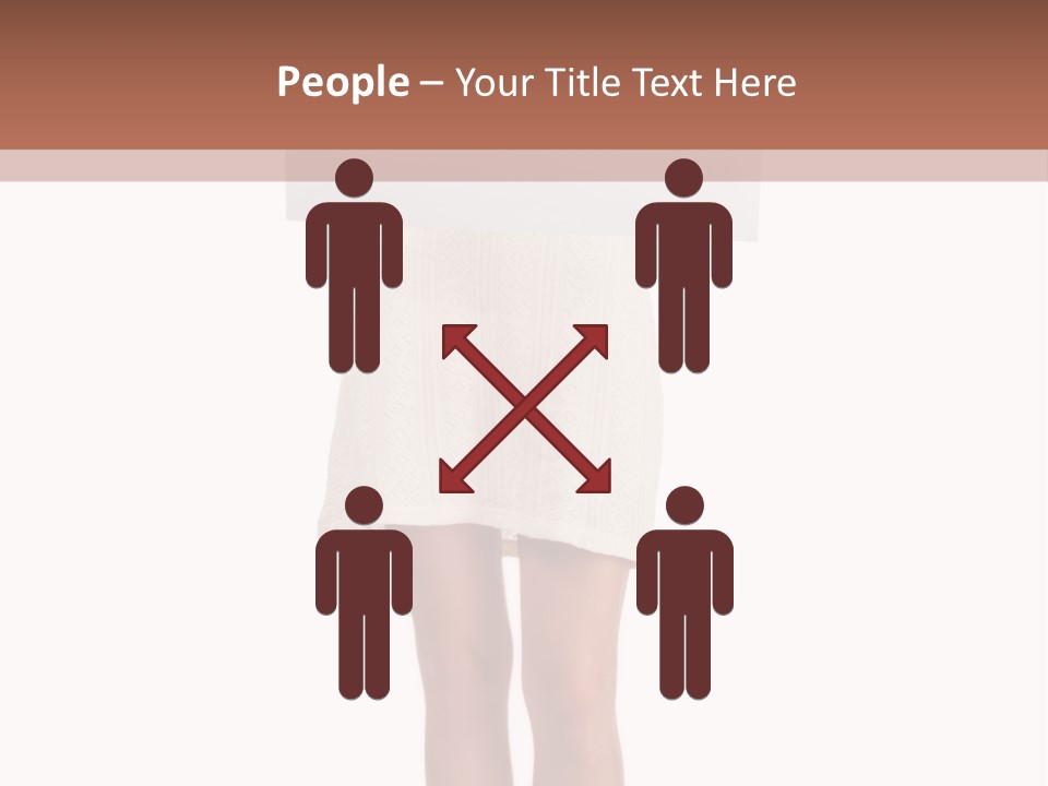 Whiteboard Placard Isolated PowerPoint Template