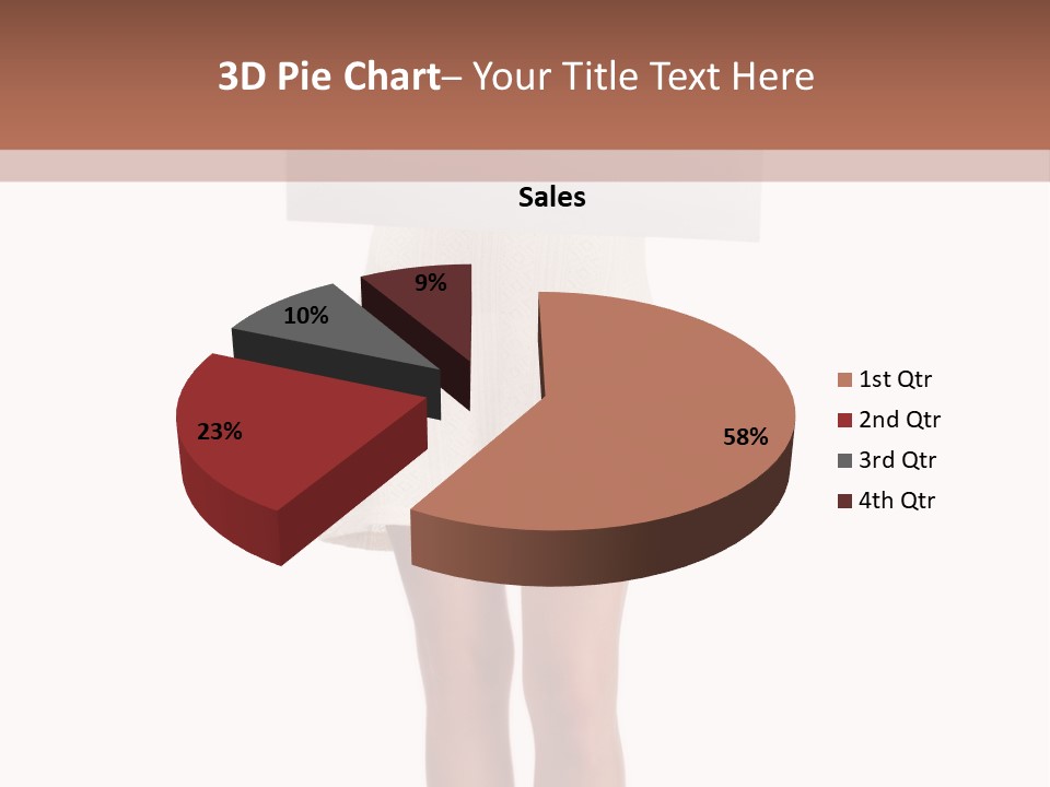 Whiteboard Placard Isolated PowerPoint Template