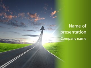 Word High Direction PowerPoint Template