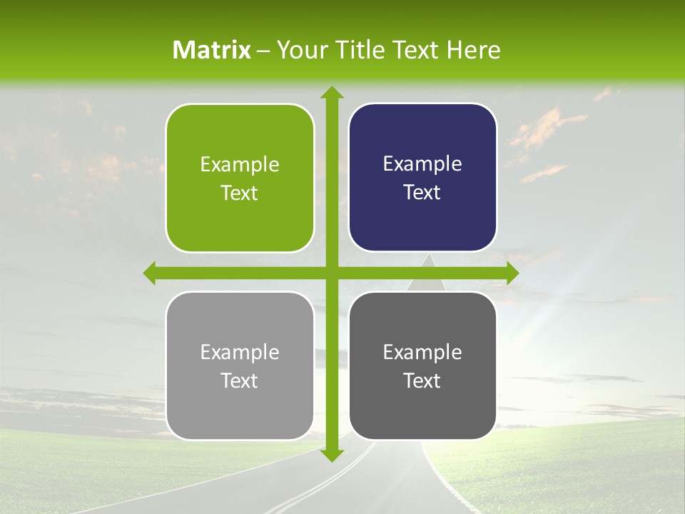 Word High Direction PowerPoint Template