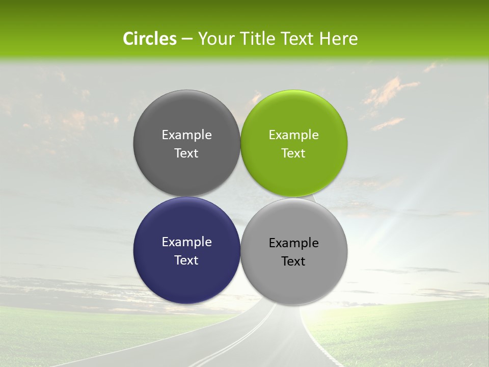 Word High Direction PowerPoint Template