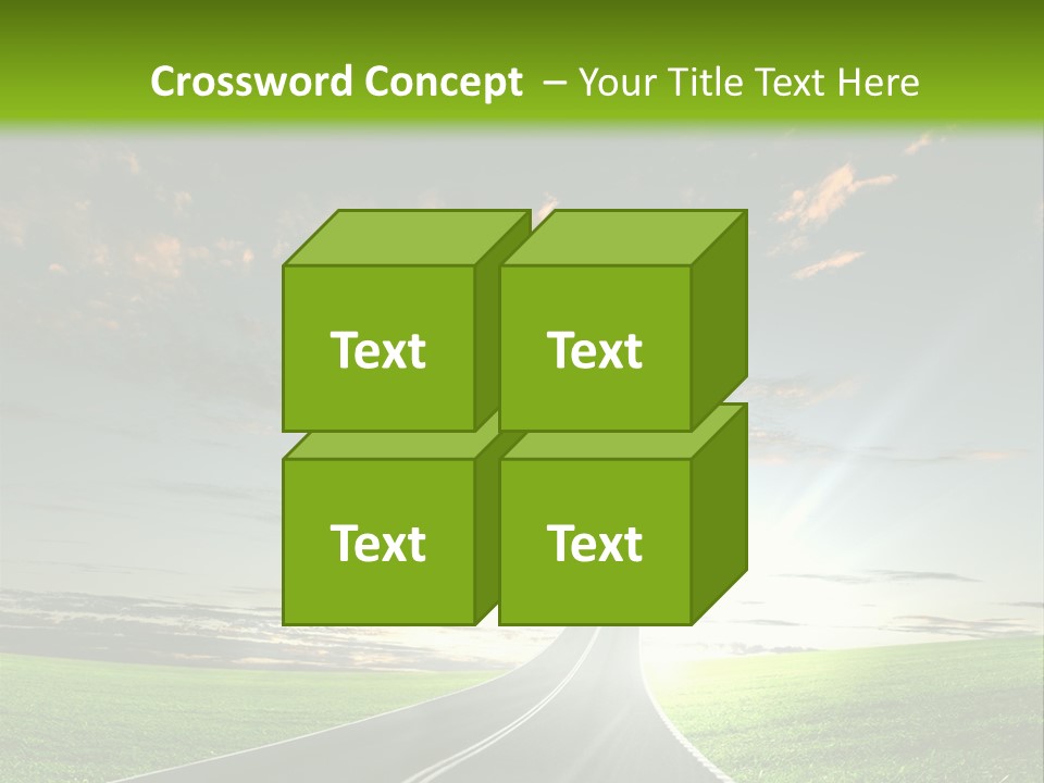 Word High Direction PowerPoint Template