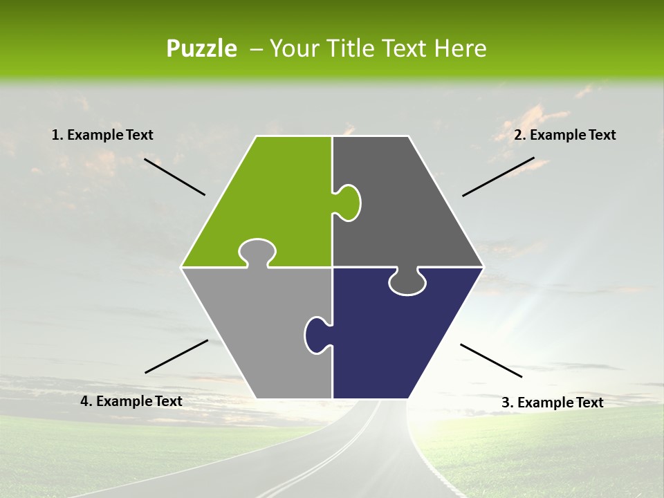 Word High Direction PowerPoint Template