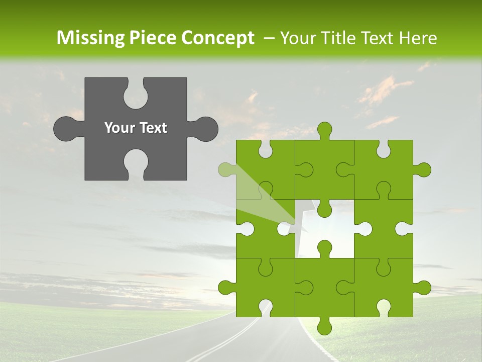 Word High Direction PowerPoint Template