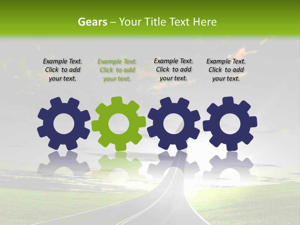 Word High Direction PowerPoint Template