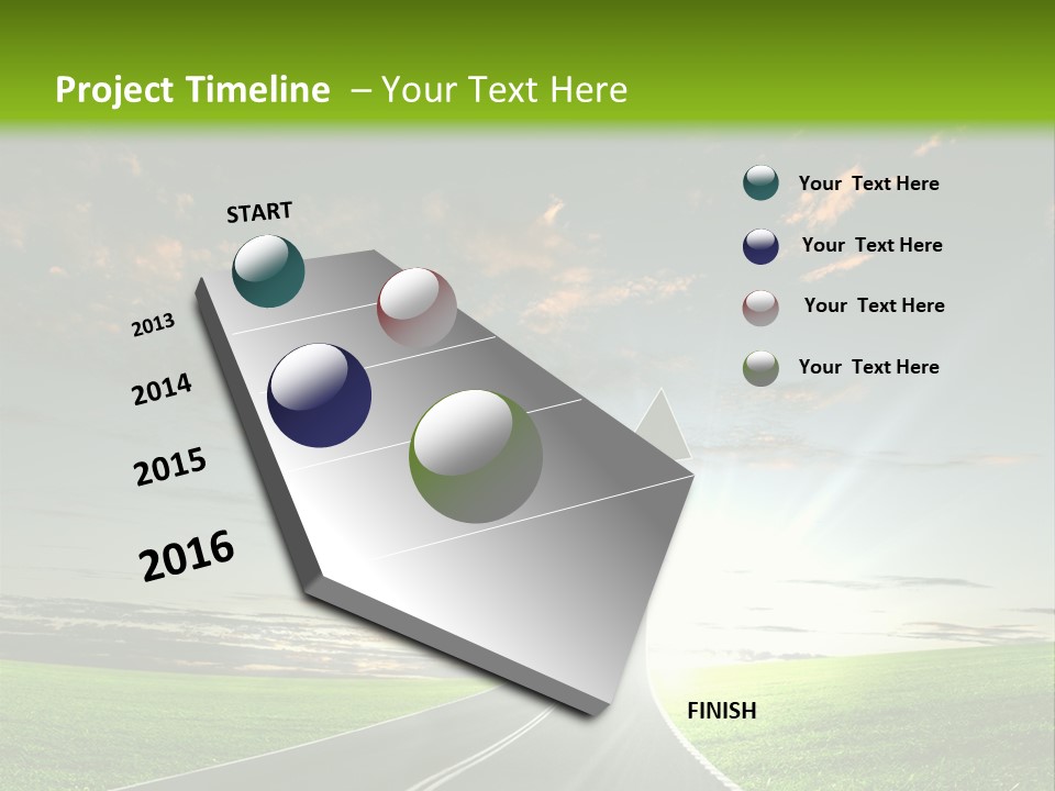 Word High Direction PowerPoint Template