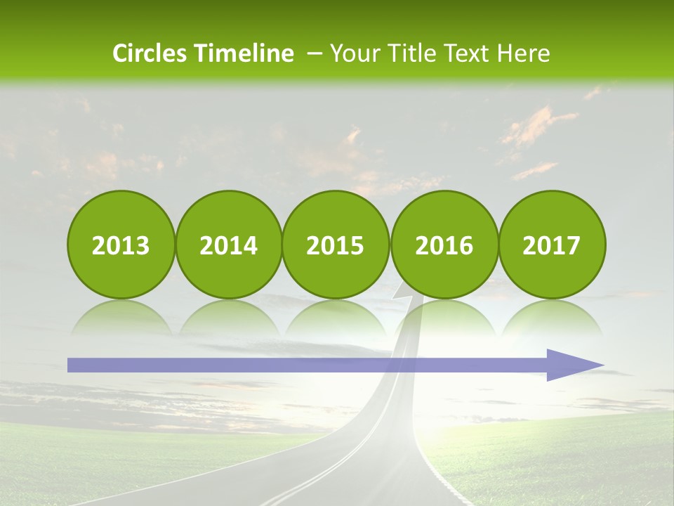 Word High Direction PowerPoint Template