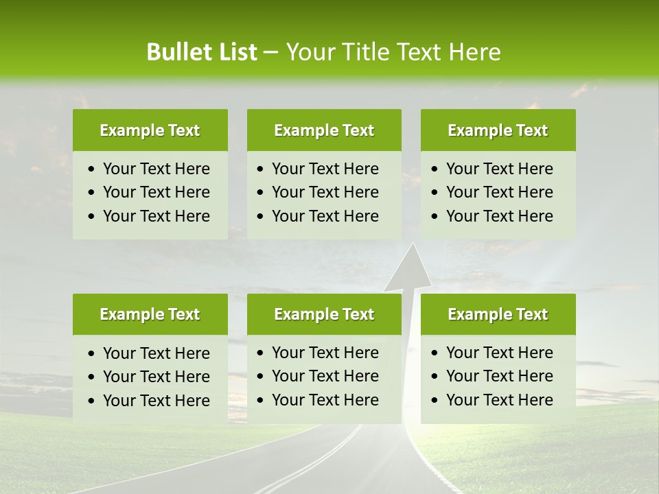 Word High Direction PowerPoint Template