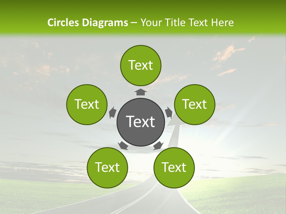 Word High Direction PowerPoint Template