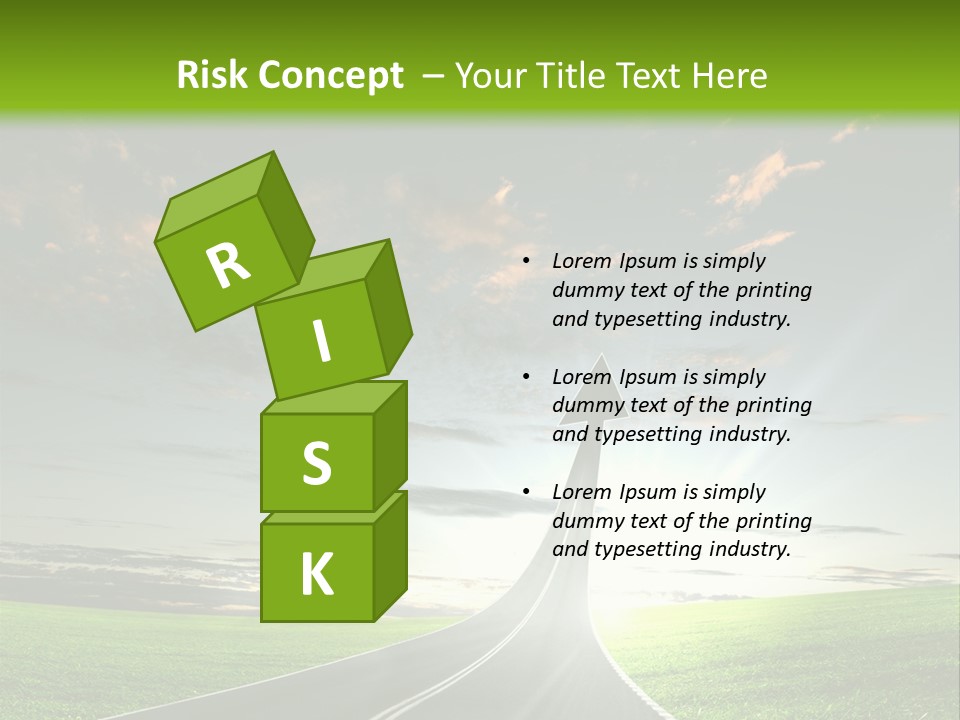 Word High Direction PowerPoint Template