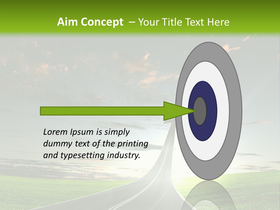 Word High Direction PowerPoint Template