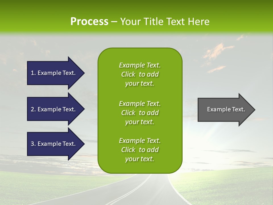 Word High Direction PowerPoint Template