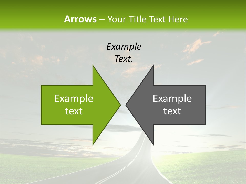 Word High Direction PowerPoint Template