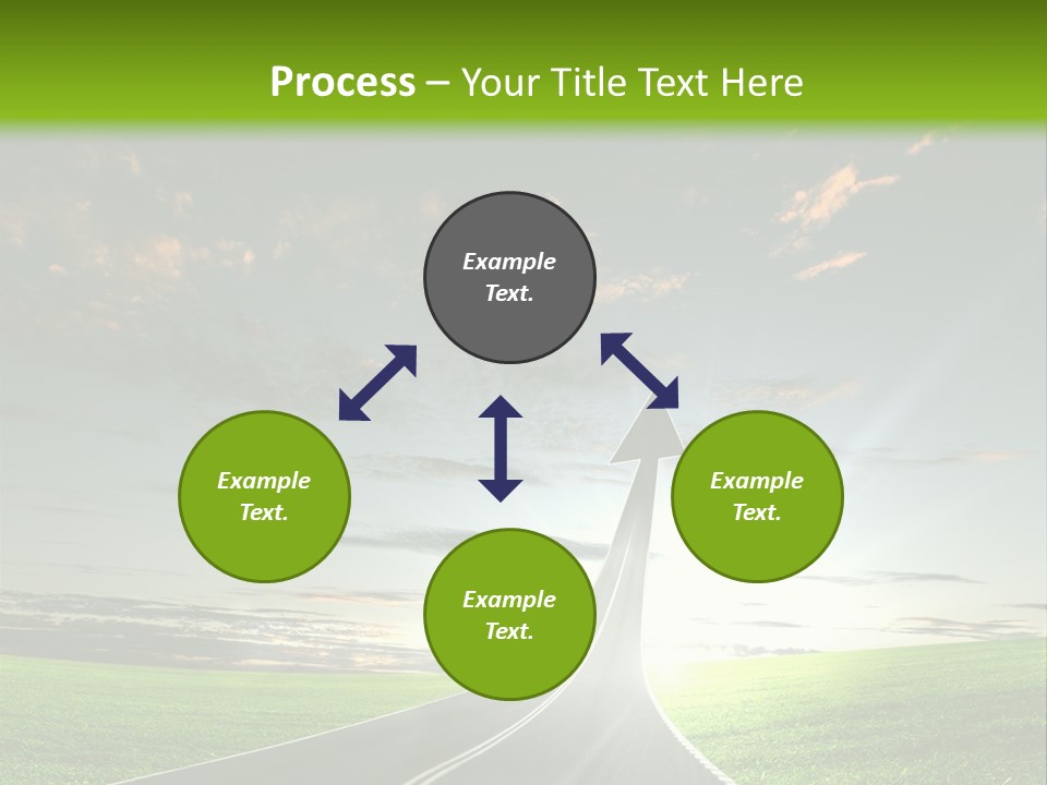 Word High Direction PowerPoint Template