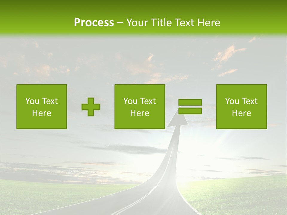 Word High Direction PowerPoint Template