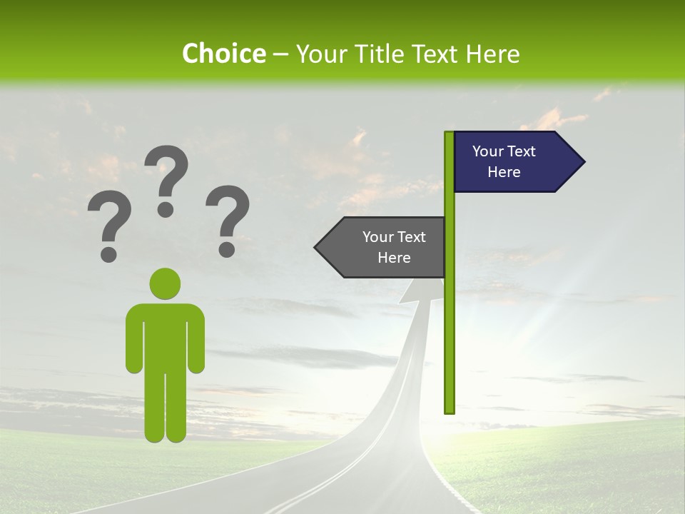 Word High Direction PowerPoint Template