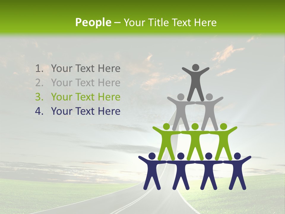 Word High Direction PowerPoint Template