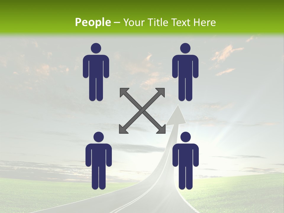 Word High Direction PowerPoint Template