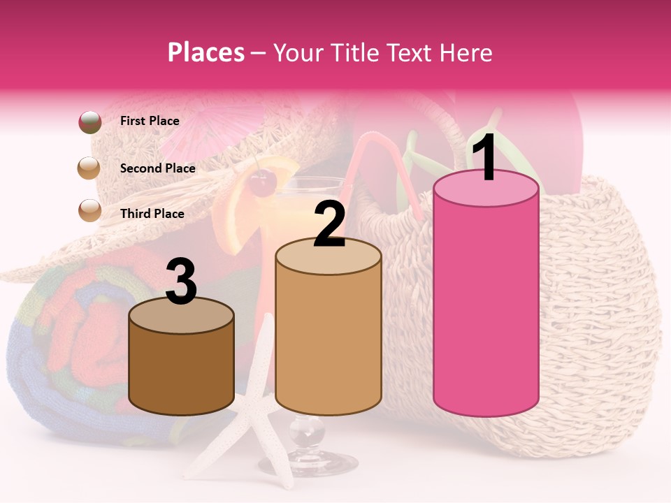 Tropical Flop Umbrella PowerPoint Template