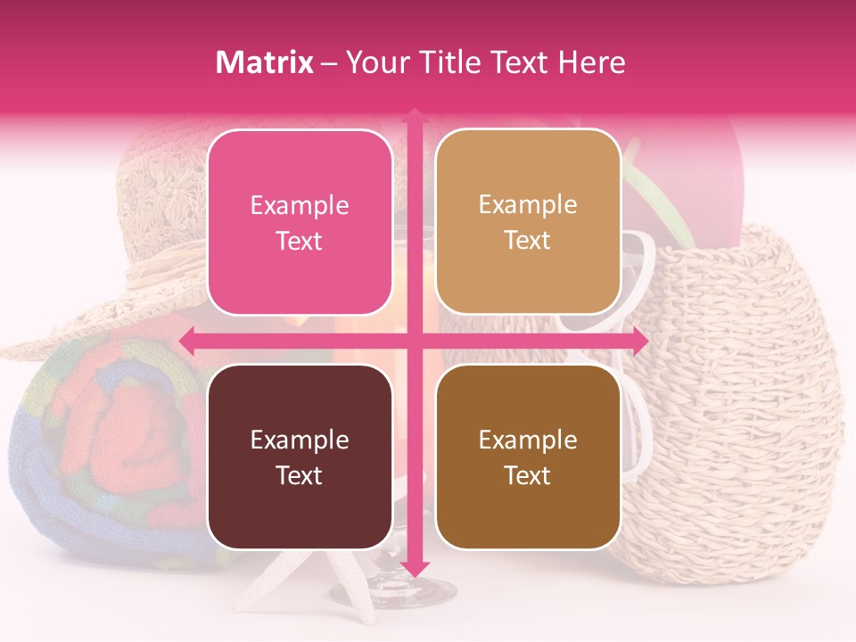 Tropical Flop Umbrella PowerPoint Template