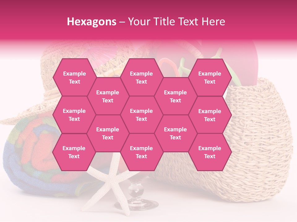 Tropical Flop Umbrella PowerPoint Template