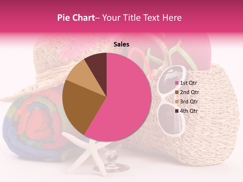 Tropical Flop Umbrella PowerPoint Template