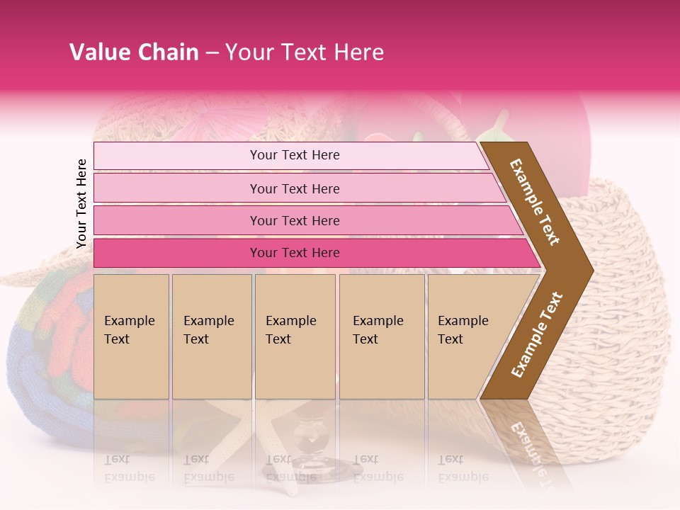 Tropical Flop Umbrella PowerPoint Template