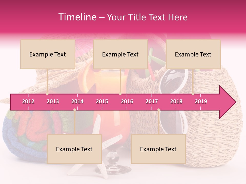 Tropical Flop Umbrella PowerPoint Template