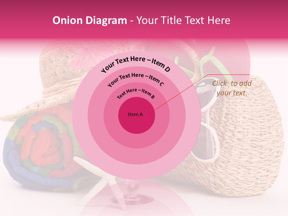 Tropical Flop Umbrella PowerPoint Template