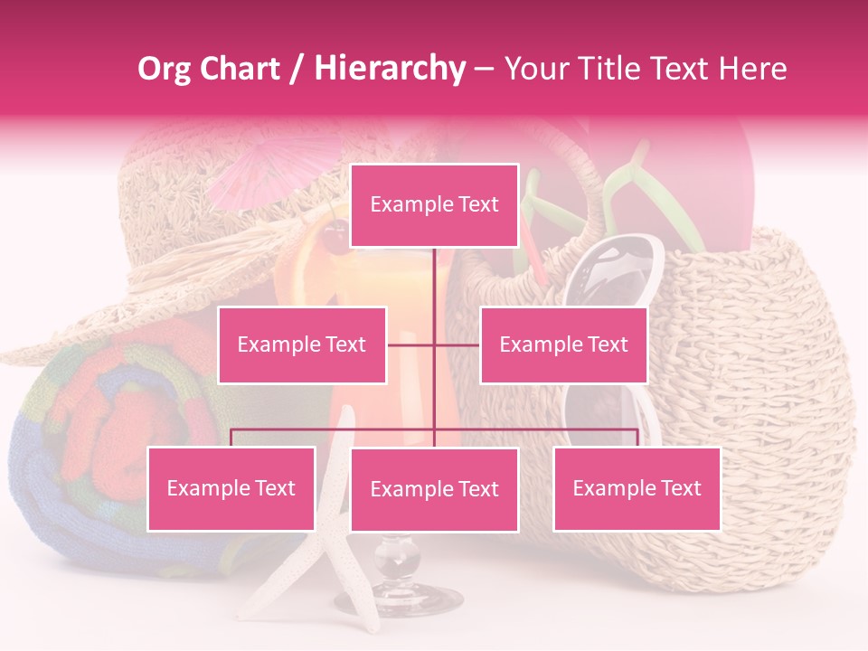 Tropical Flop Umbrella PowerPoint Template
