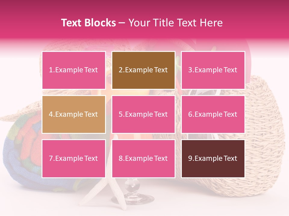 Tropical Flop Umbrella PowerPoint Template