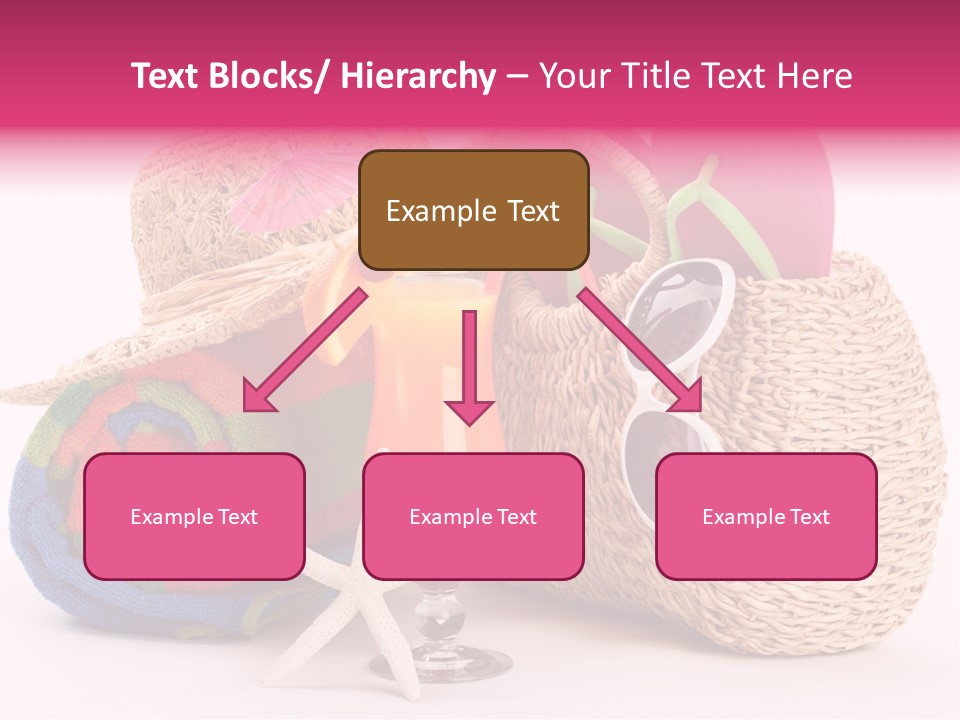 Tropical Flop Umbrella PowerPoint Template