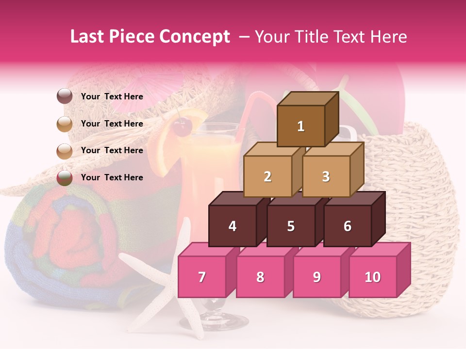 Tropical Flop Umbrella PowerPoint Template