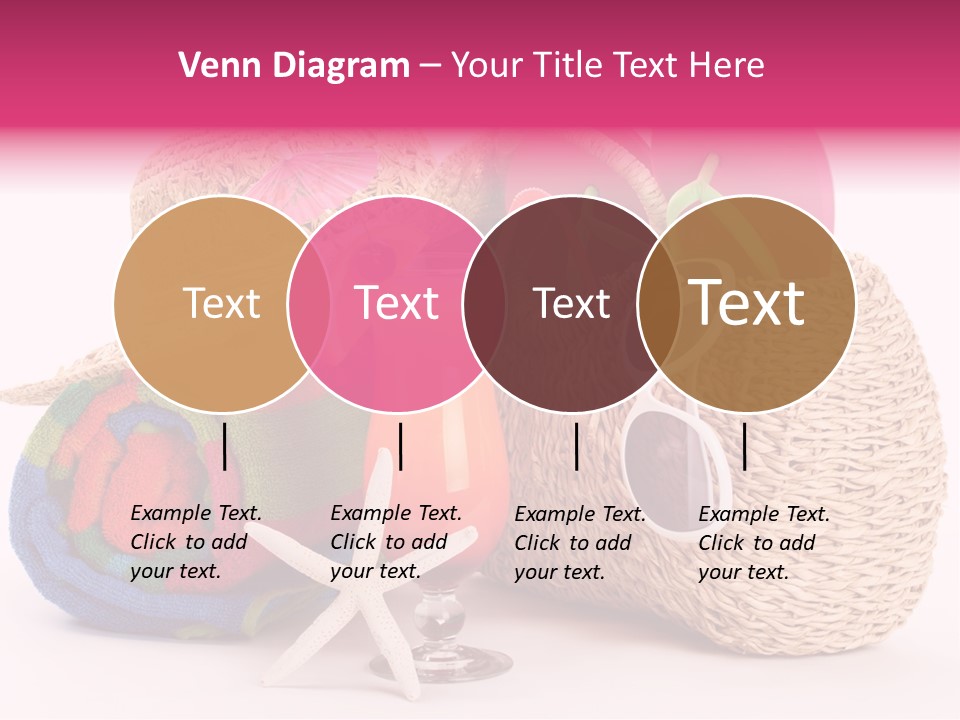 Tropical Flop Umbrella PowerPoint Template