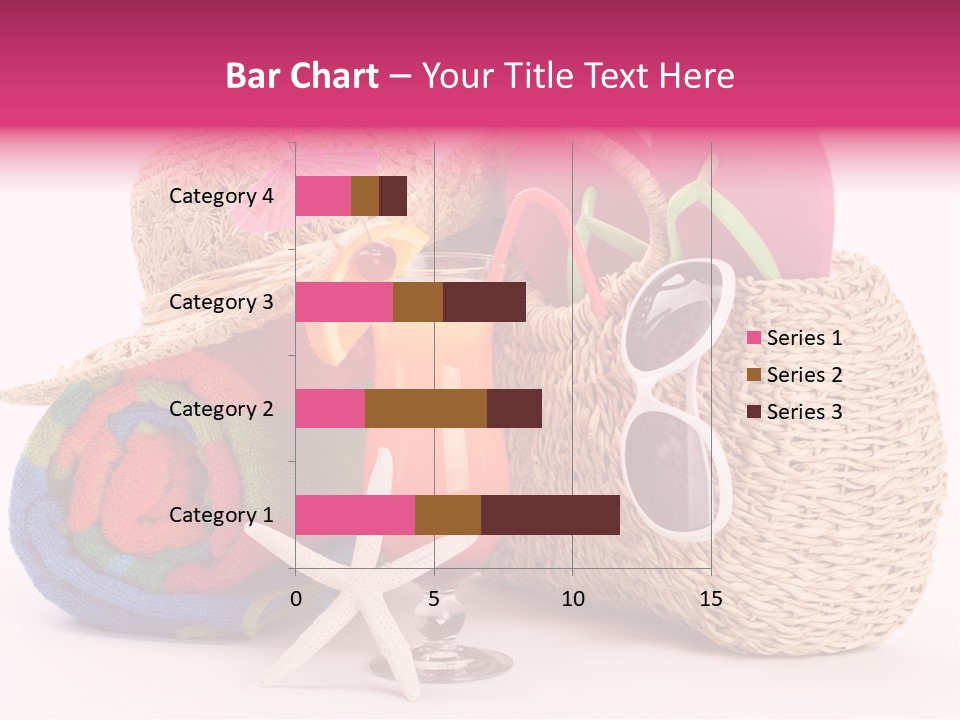 Tropical Flop Umbrella PowerPoint Template