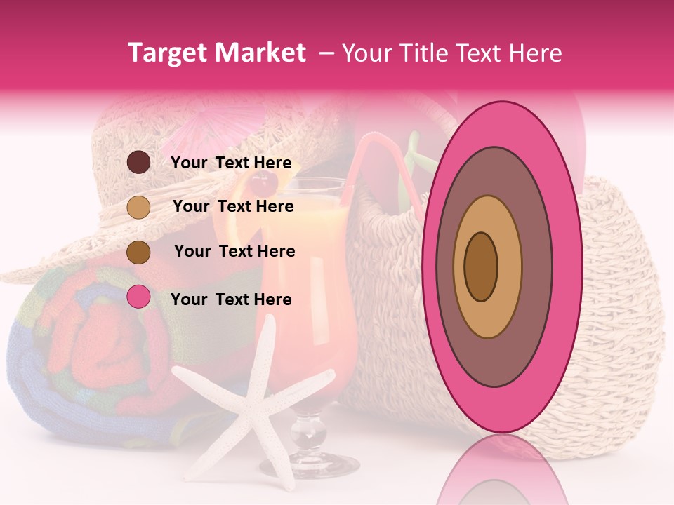 Tropical Flop Umbrella PowerPoint Template