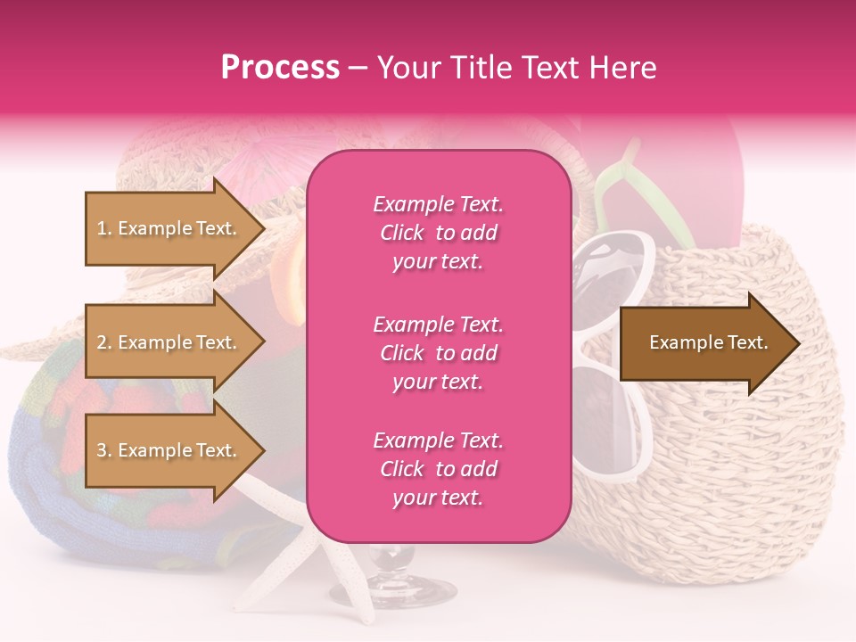 Tropical Flop Umbrella PowerPoint Template