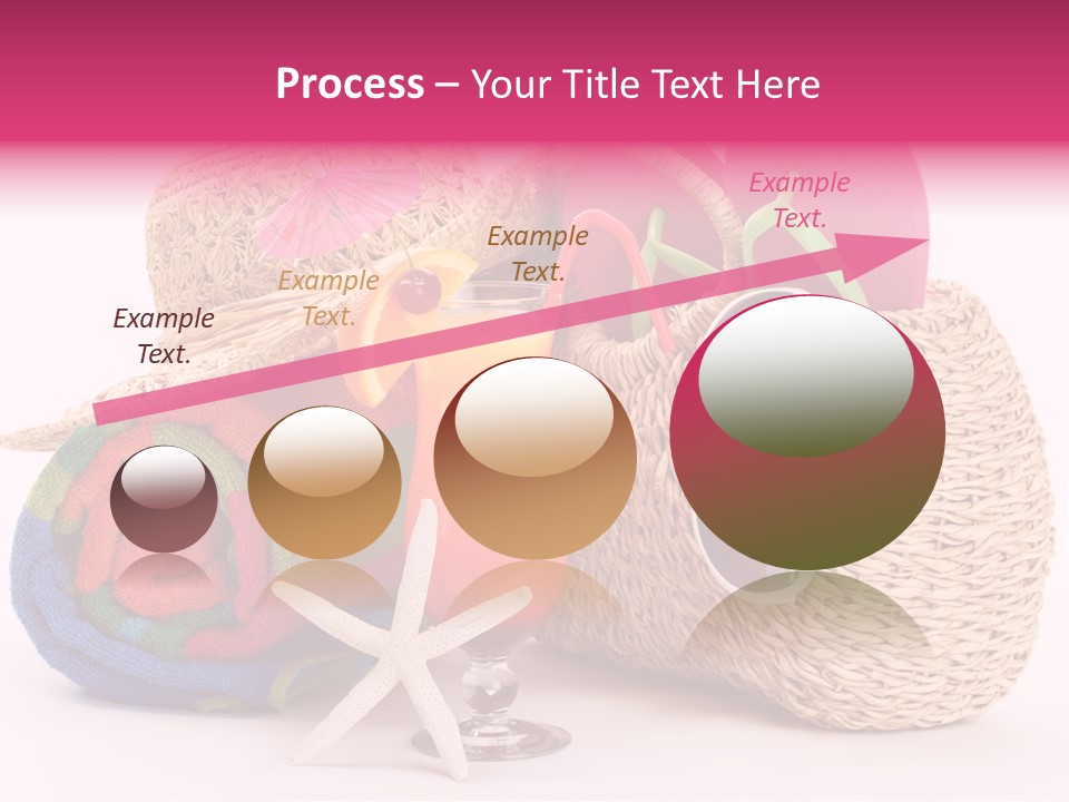 Tropical Flop Umbrella PowerPoint Template