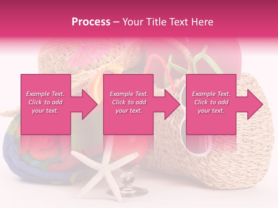 Tropical Flop Umbrella PowerPoint Template