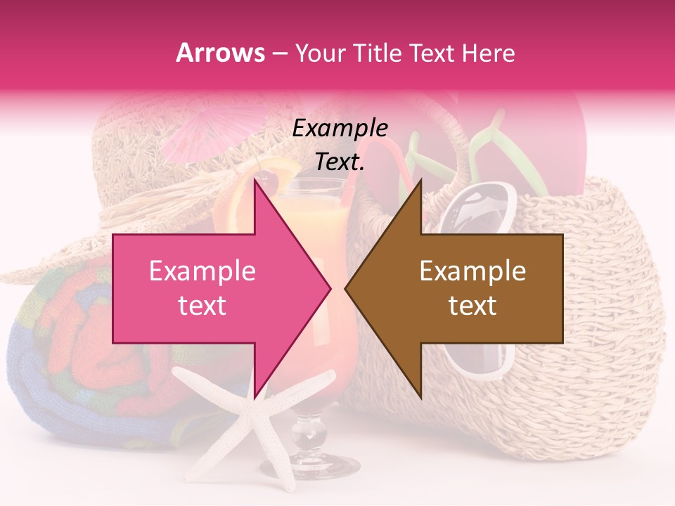 Tropical Flop Umbrella PowerPoint Template