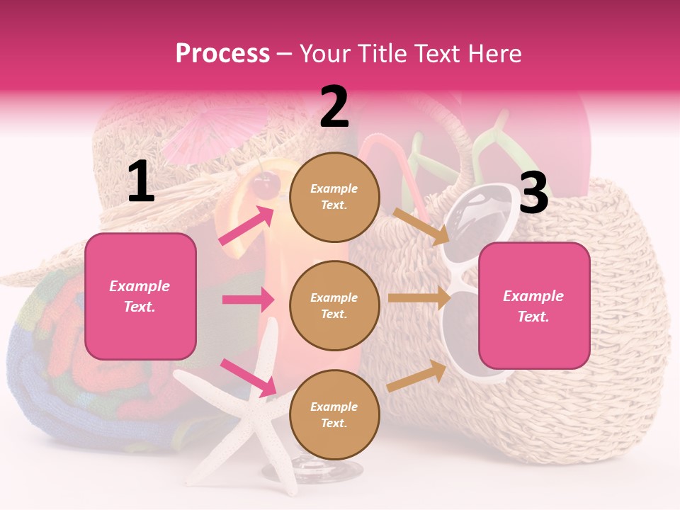 Tropical Flop Umbrella PowerPoint Template