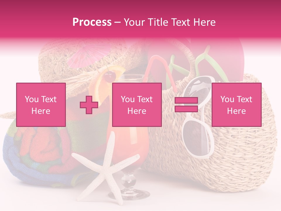 Tropical Flop Umbrella PowerPoint Template