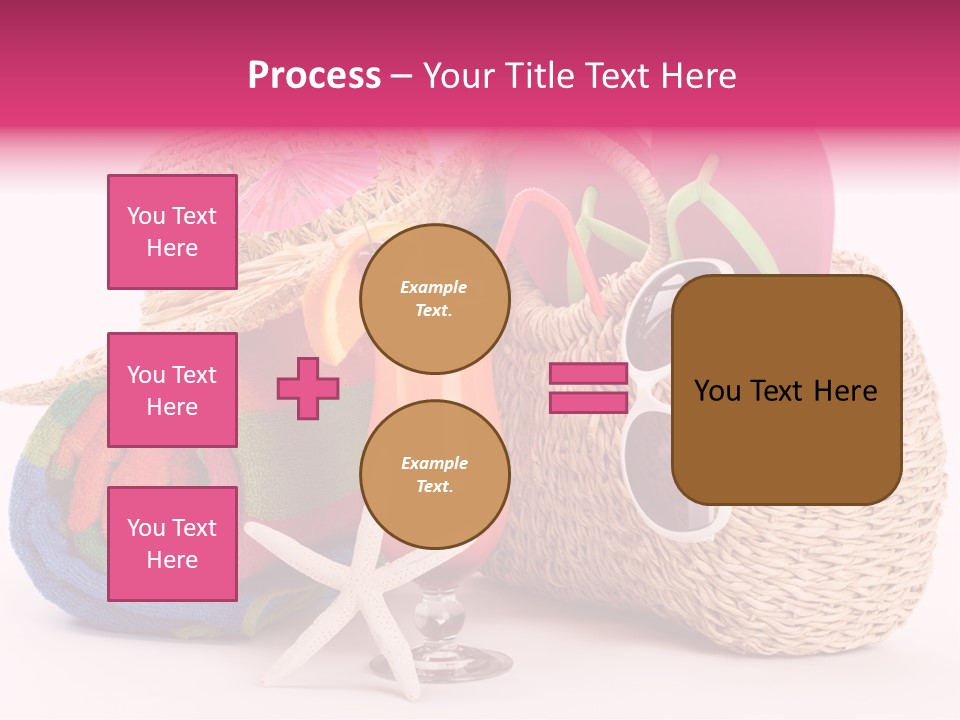 Tropical Flop Umbrella PowerPoint Template