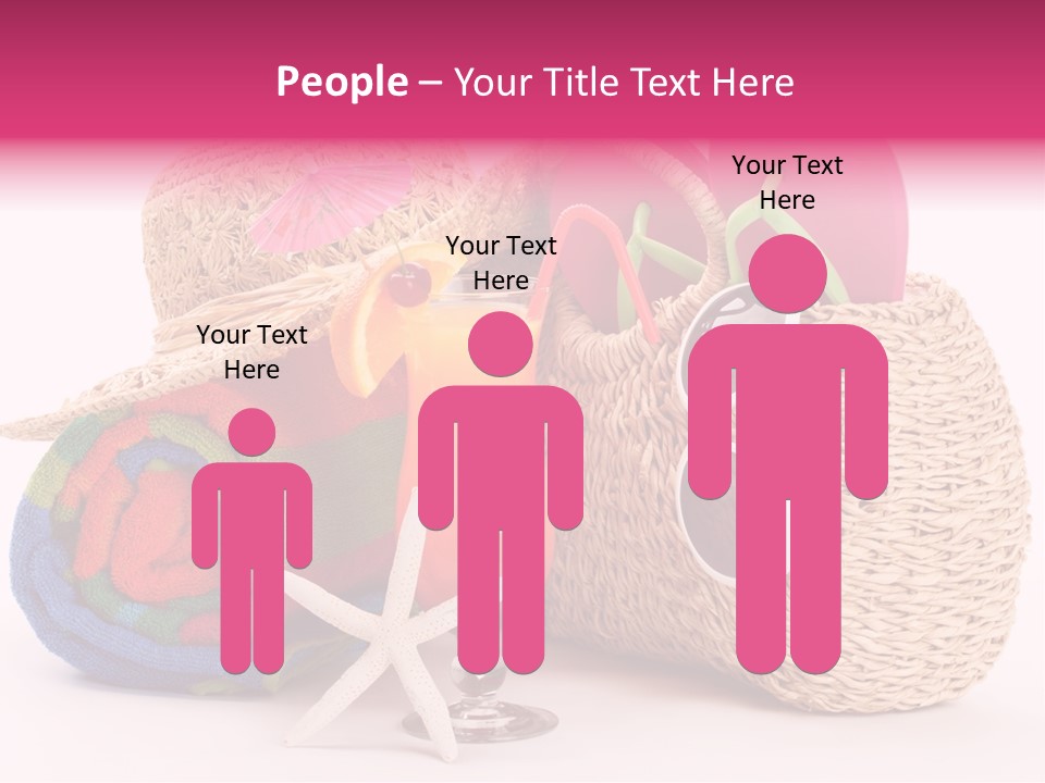 Tropical Flop Umbrella PowerPoint Template