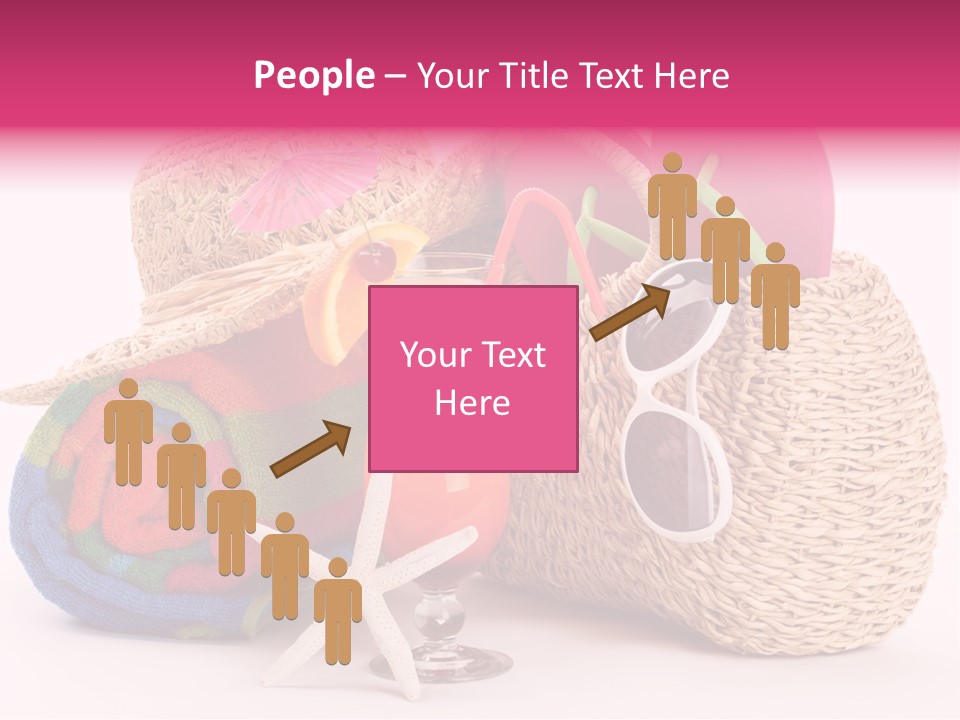 Tropical Flop Umbrella PowerPoint Template