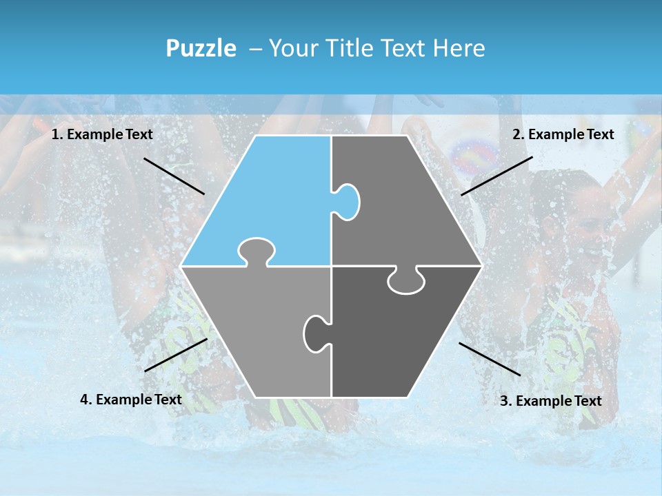 Exercise Arms Girl PowerPoint Template