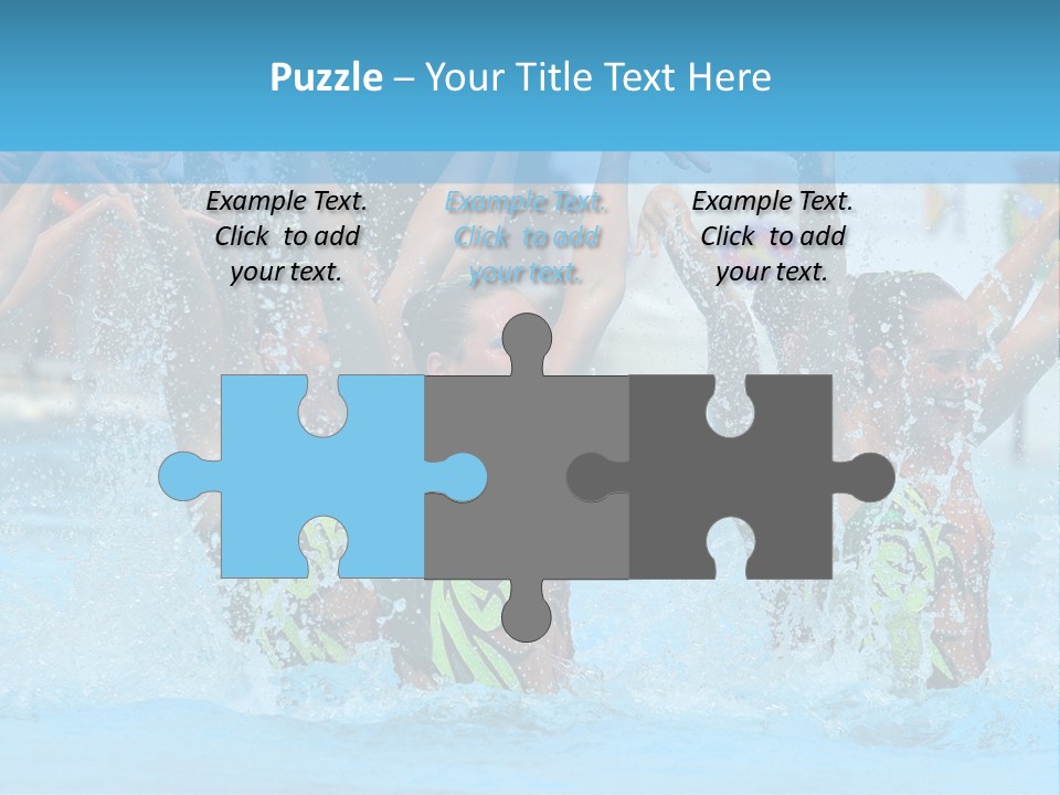 Exercise Arms Girl PowerPoint Template