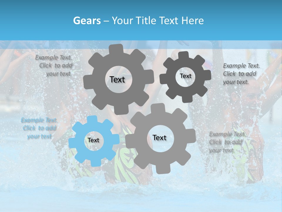 Exercise Arms Girl PowerPoint Template