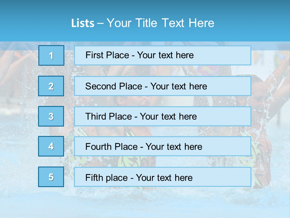 Exercise Arms Girl PowerPoint Template