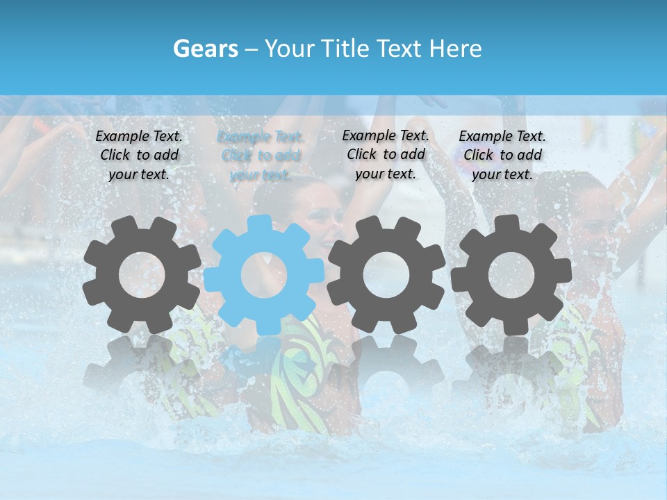 Exercise Arms Girl PowerPoint Template